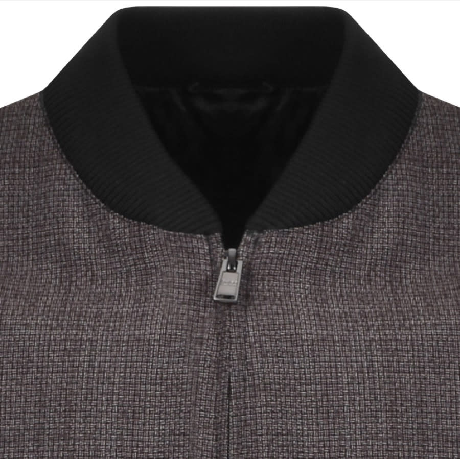 Alternative Image for ProductBOSS Nolwin 1 Slim Fit Bomber Jacket Black3